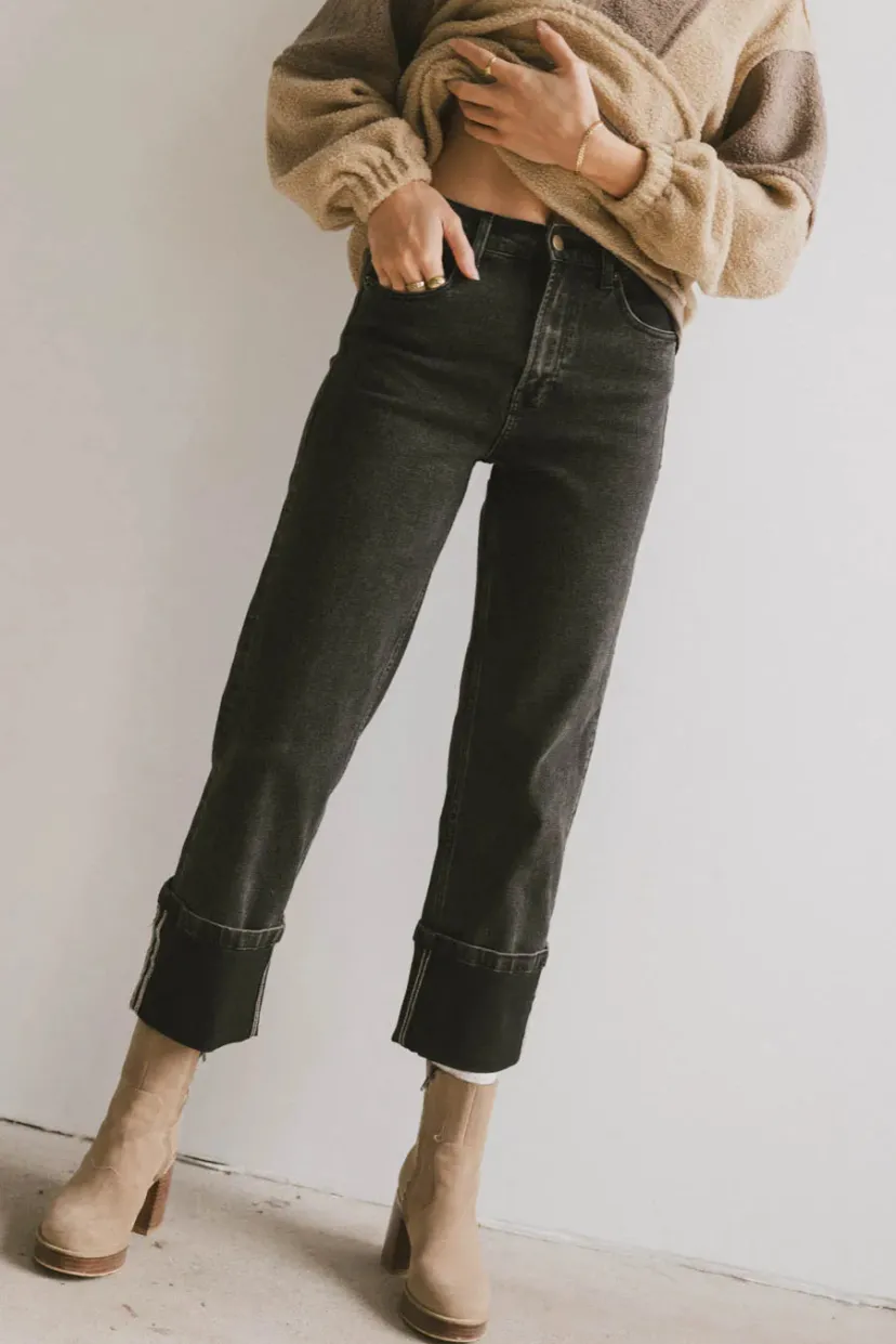 Denim | All Bottoms>Bohme Alcott Cuffed Straight Leg Jeans