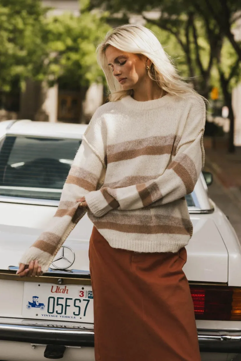 Tops | Sweaters>Bohme Allurah Striped Sweater