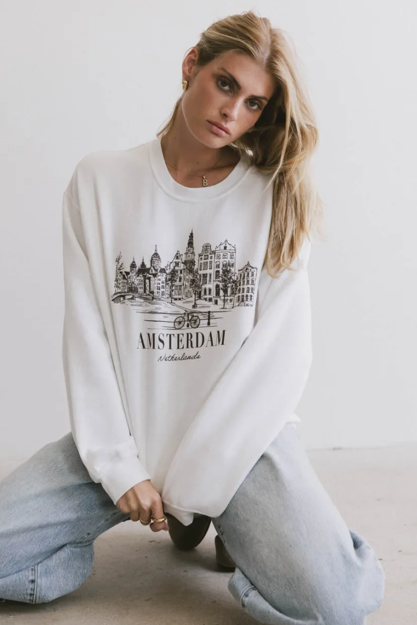 Tops | Sweaters>Bohme Amsterdam Cityscape Crewneck