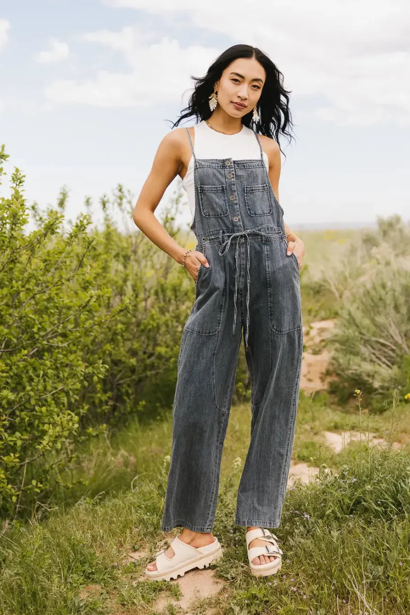 Dresses | Jumpsuits & Overalls>Bohme Annabella Overalls in Denim