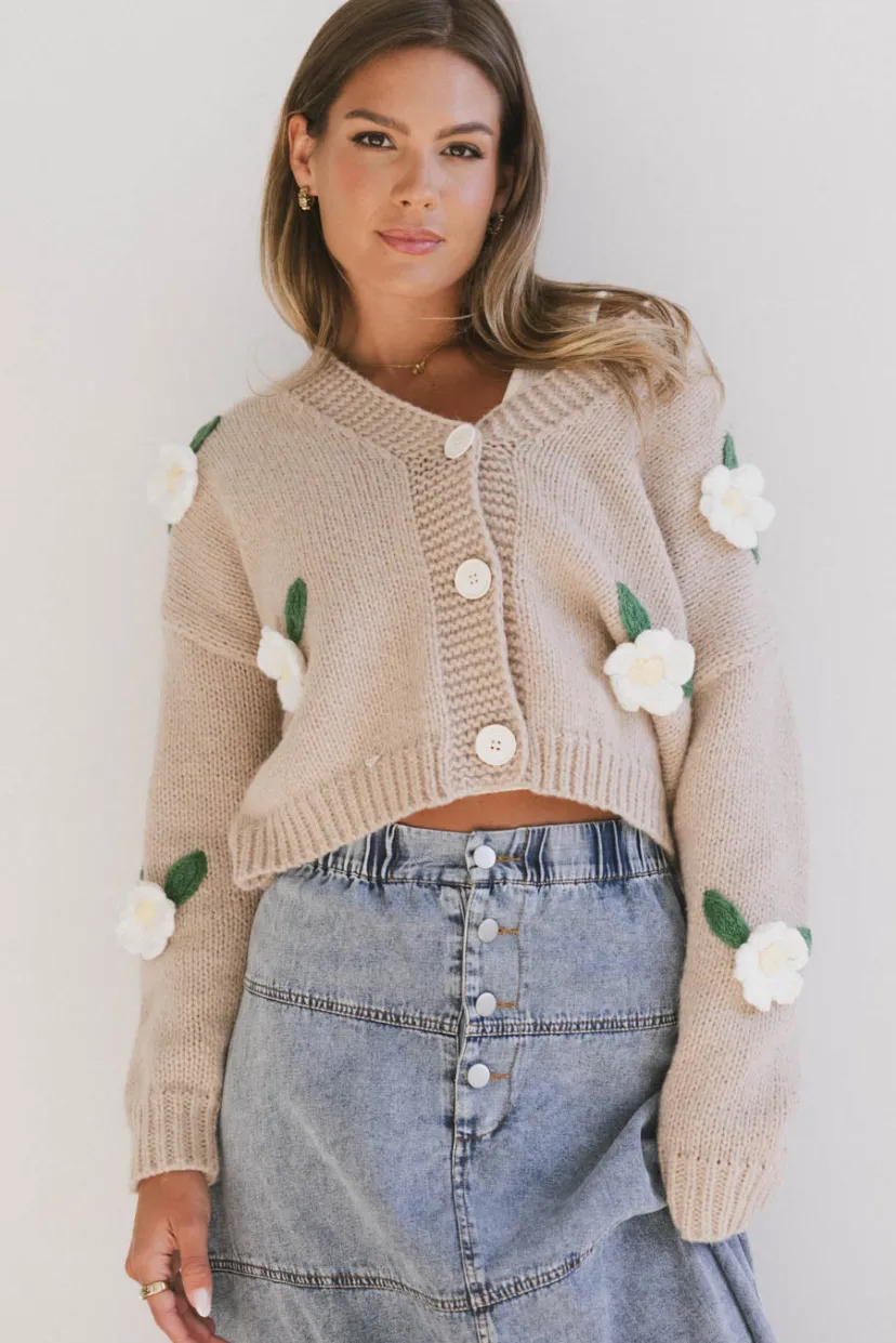 Tops | Sweaters>Bohme Annai Floral Cardigan