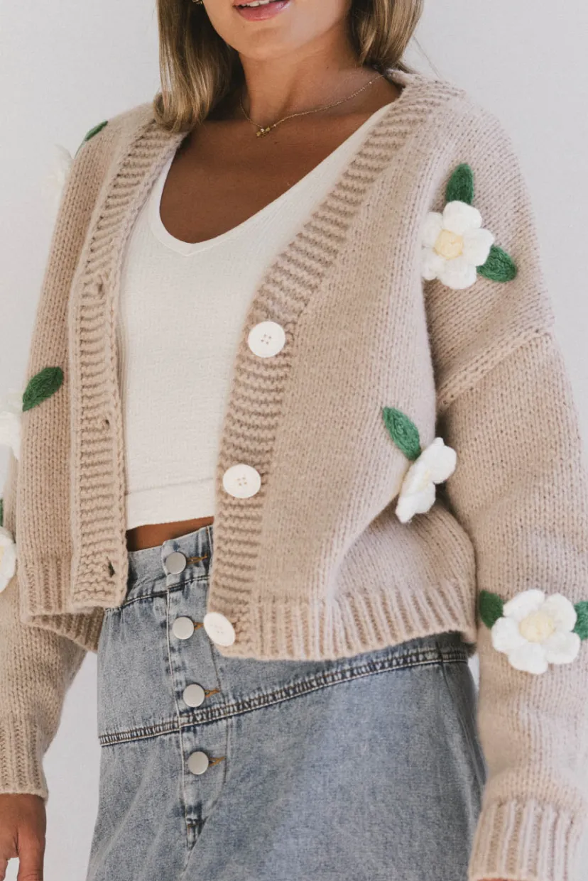 Tops | Sweaters>Bohme Annai Floral Cardigan