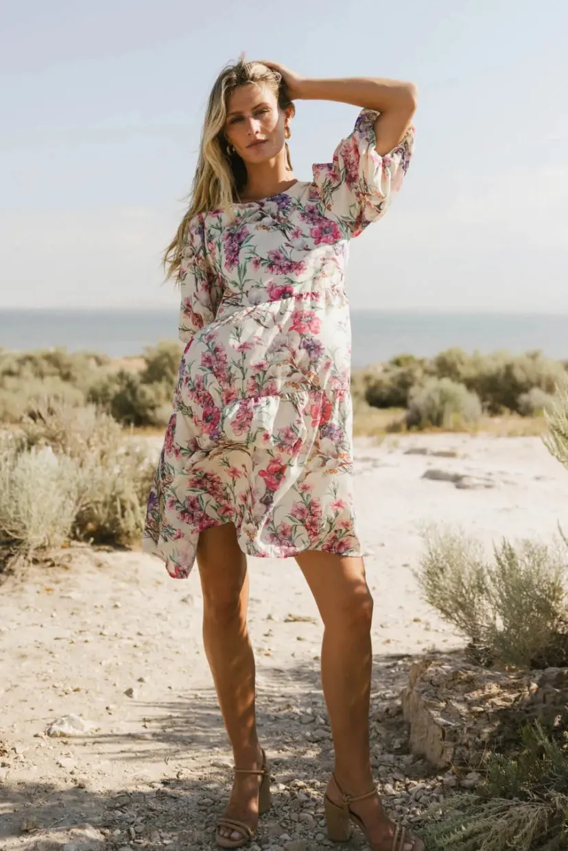 Dresses | Mini Dresses>Bohme Aurora Floral Babydoll Dress