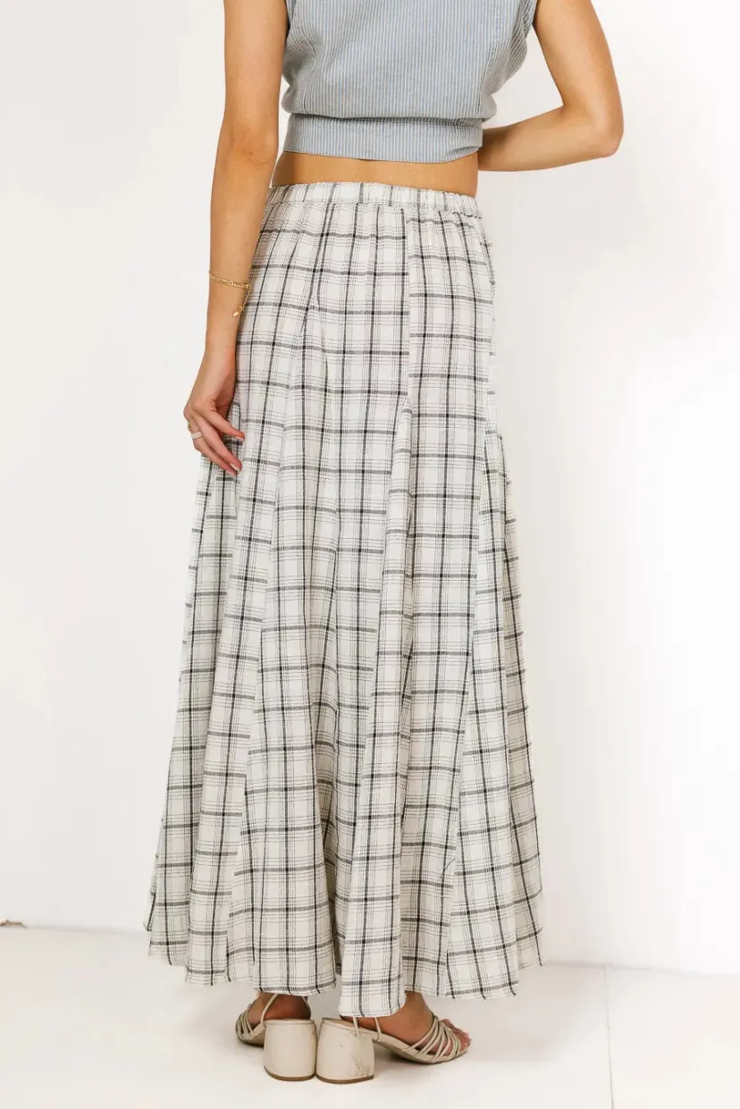 Skirts | All Bottoms>Bohme Avril Plaid Maxi Skirt