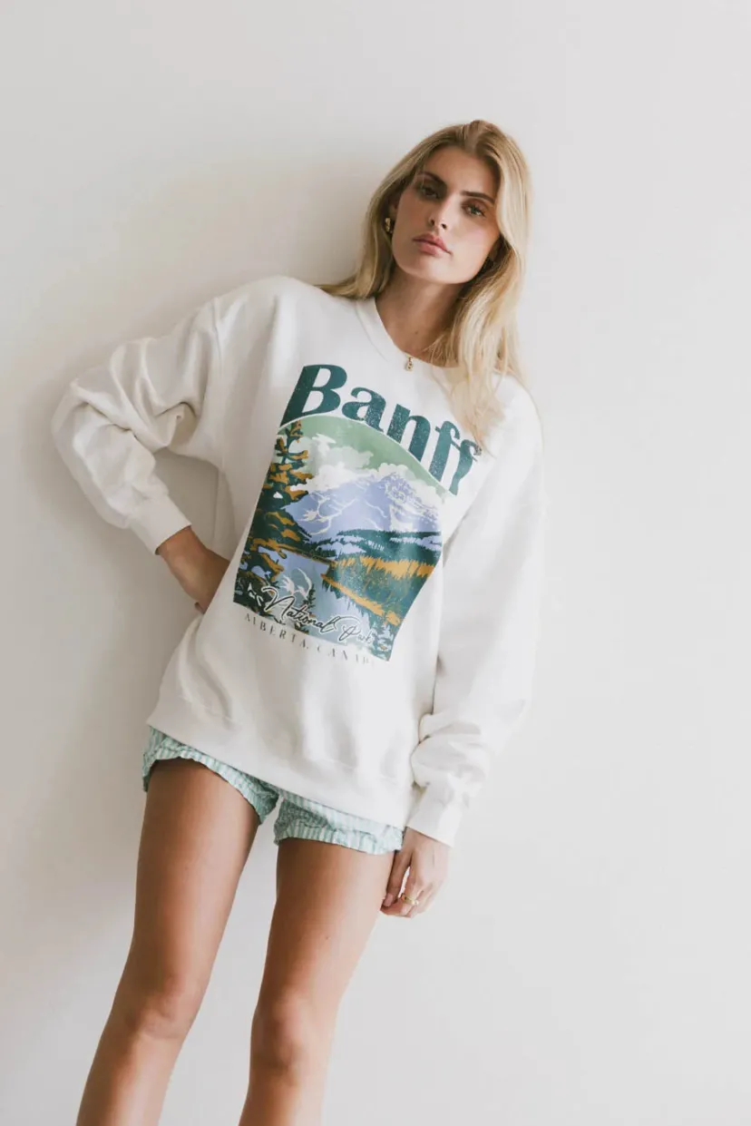 Tops | Sweaters>Bohme Banff Graphic Crewneck