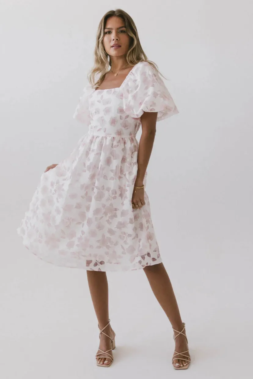 Dresses>Bohme Beckett Floral Midi Dress - FINAL SALE