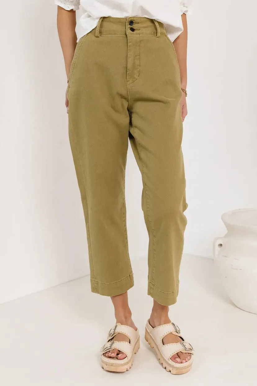 Denim | All Bottoms>Bohme Bella Straight Leg Jeans in - FINAL SALE Moss