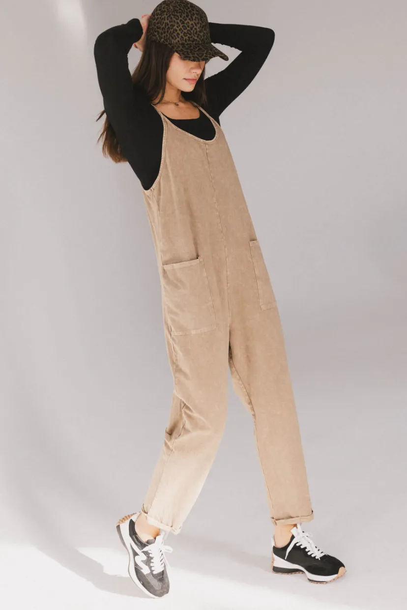 Dresses | Jumpsuits & Overalls>Bohme Bram Overalls in Taupe