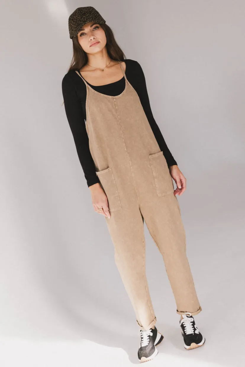 Dresses | Jumpsuits & Overalls>Bohme Bram Overalls in Taupe