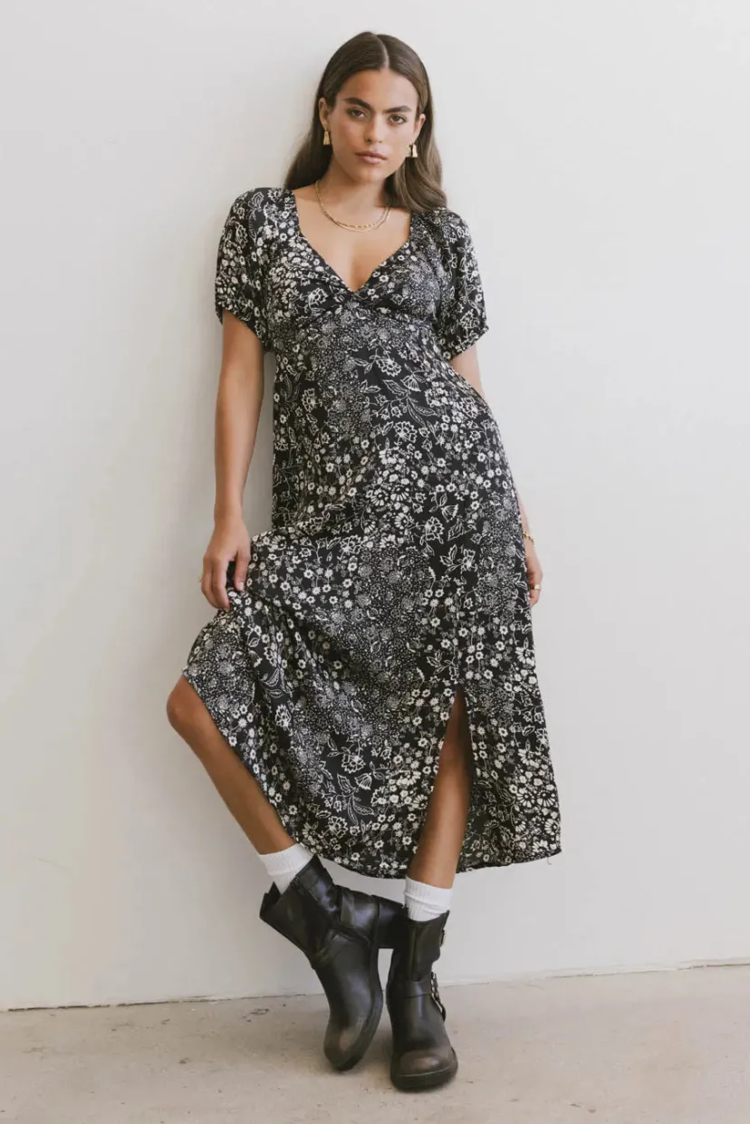 Dresses | Midi Dresses>Bohme Brynn Floral Midi Dress