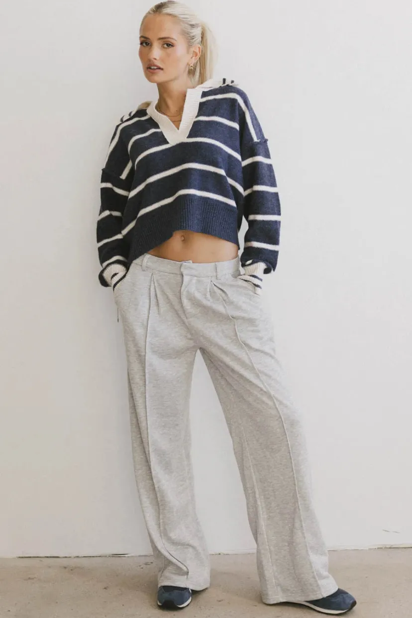 Pants | All Bottoms>Bohme Cami French Terry Trouser in Grey