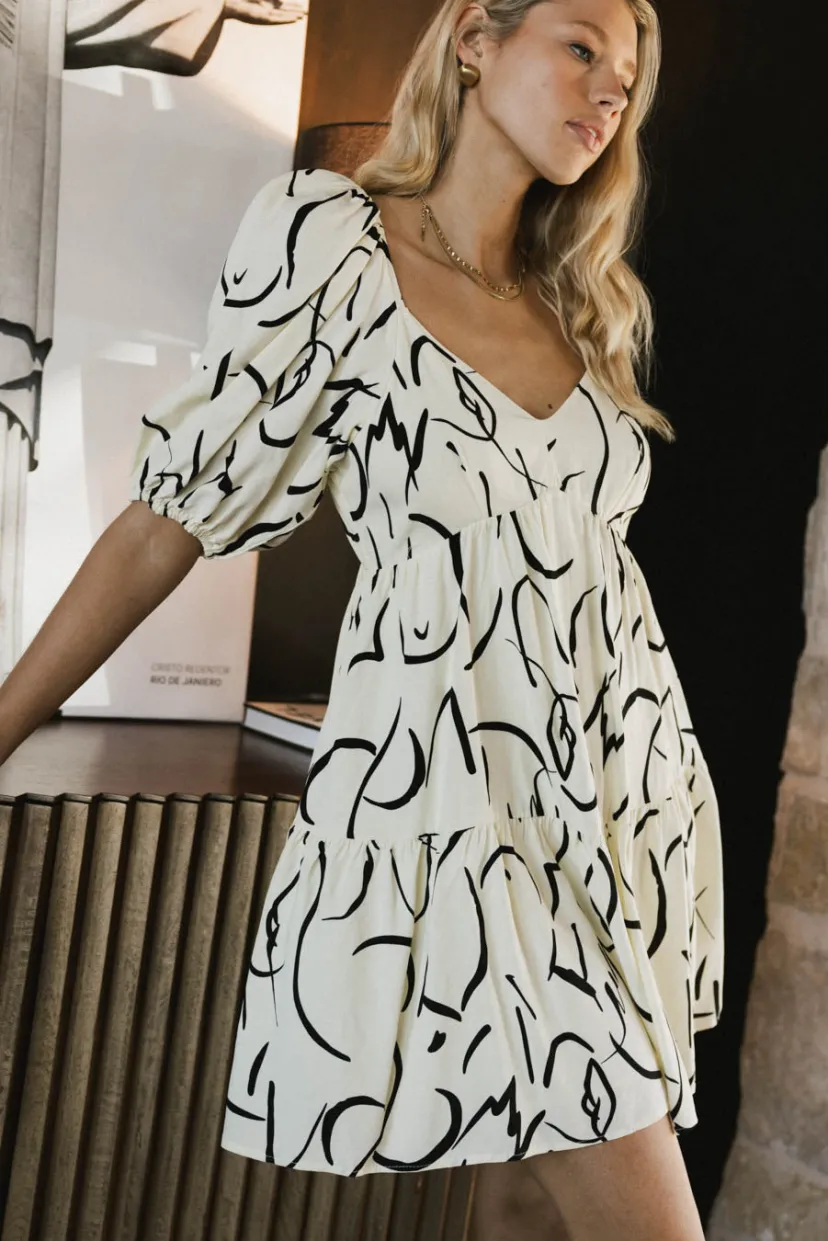 Dresses | Mini Dresses>Bohme Caplan Abstract Mini Dress