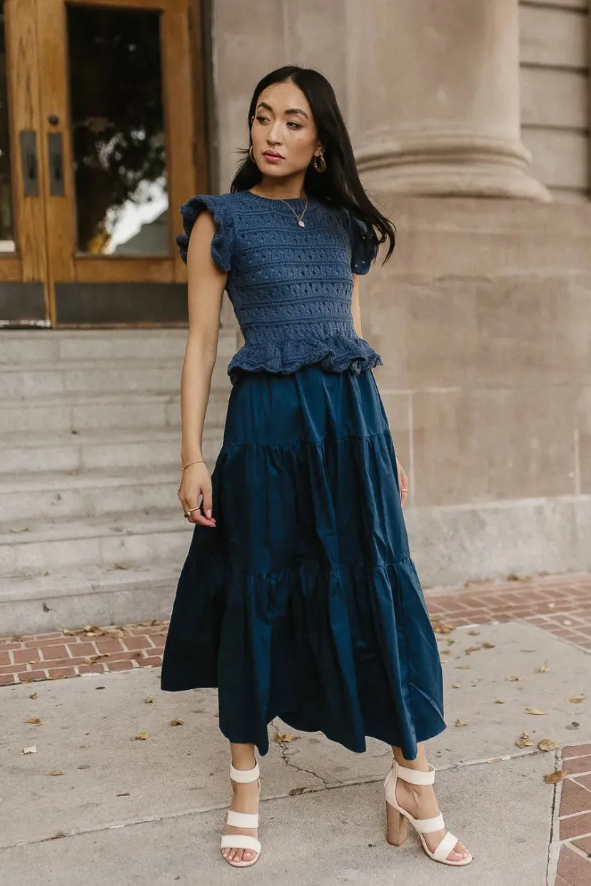 Dresses>Bohme Carey Maxi Dress in Teal