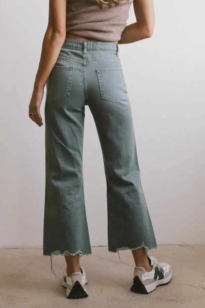 Denim | All Bottoms>Bohme Charlie Distressed Jeans in - FINAL SALE Teal