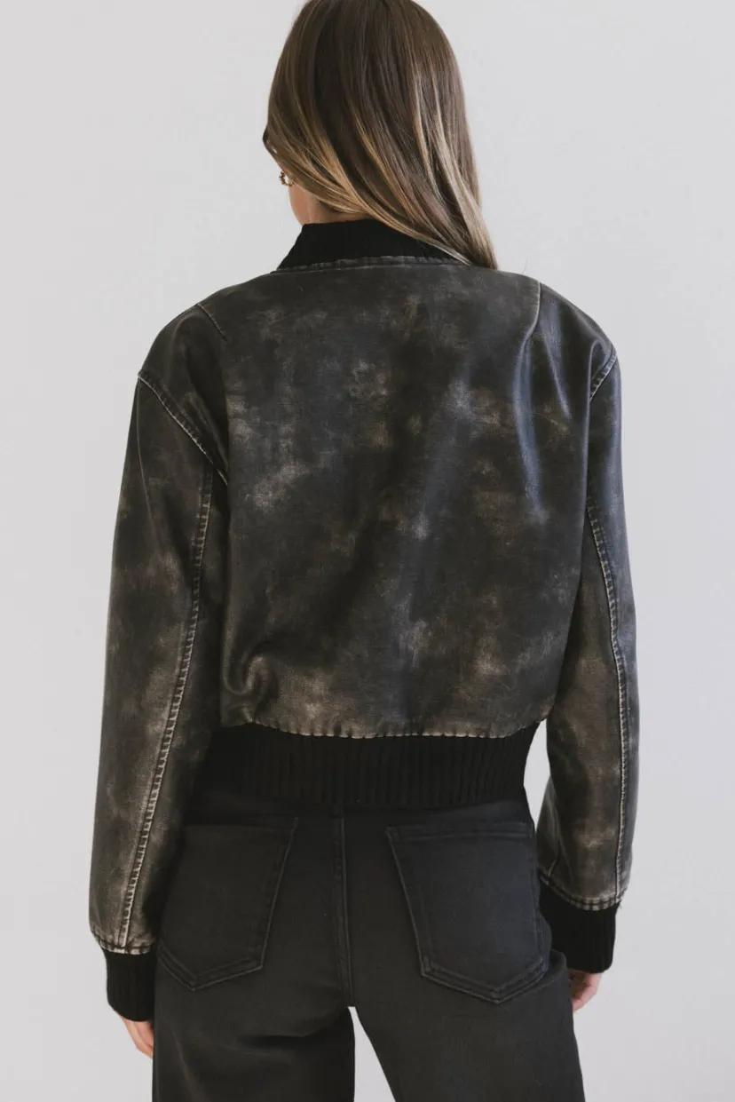 Jackets>Bohme Clarissa Bomber Jacket in Black