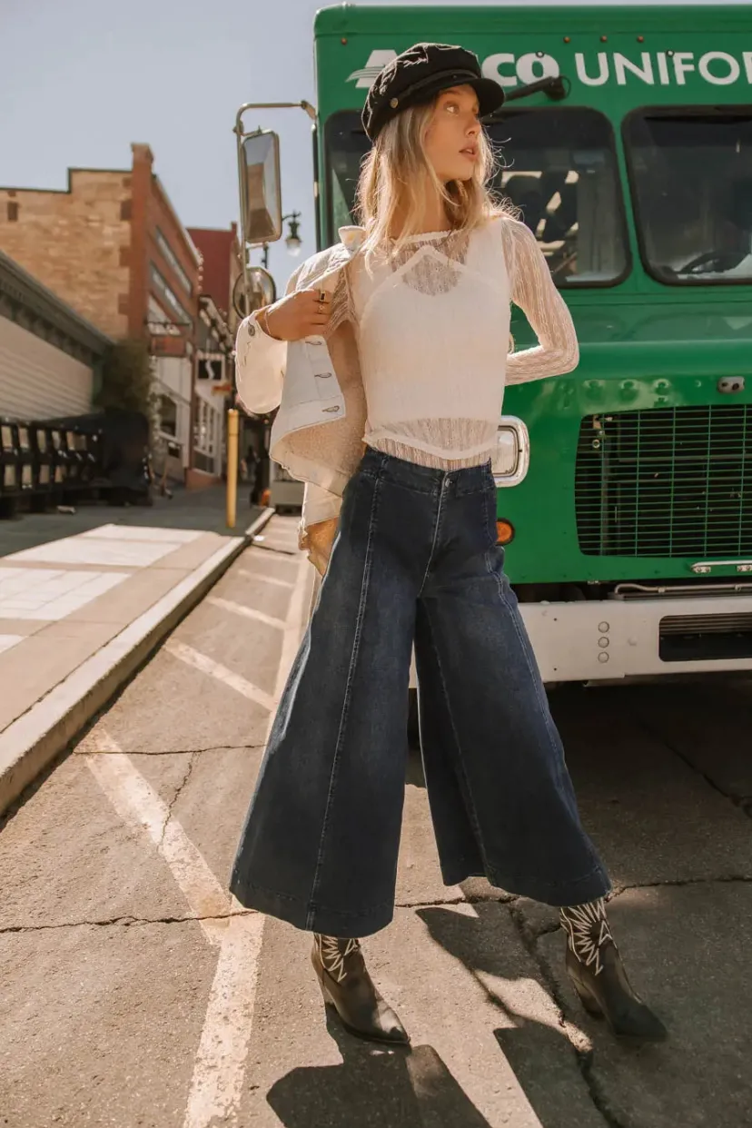 Denim | All Bottoms>Bohme Darla Wide Leg Jeans