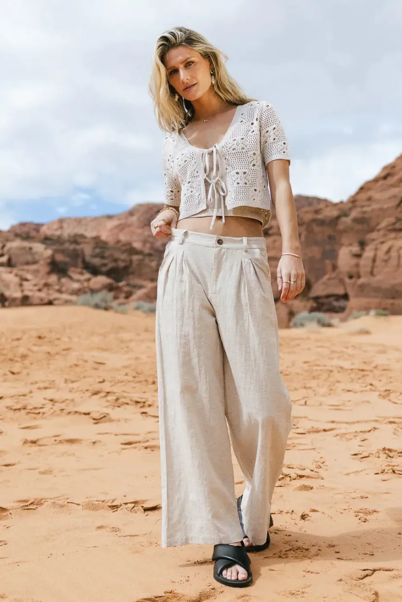 Pants | All Bottoms>Bohme Delaney Wide Leg Pants - FINAL SALE