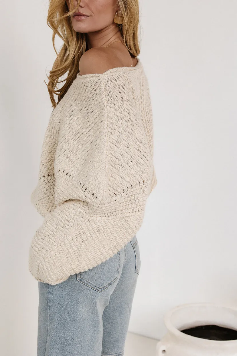 Tops>Bohme Dori Sweater in Natural