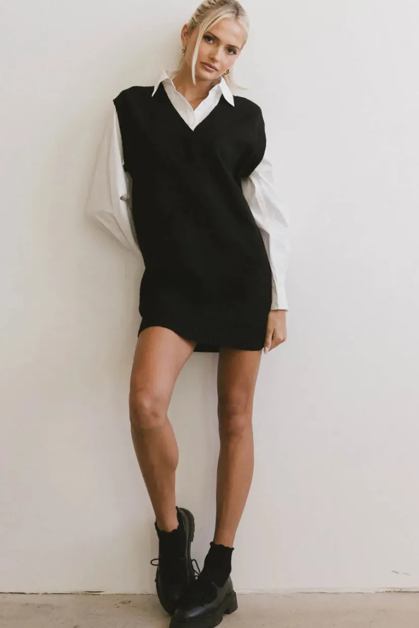 Dresses | Mini Dresses>Bohme Dottie Mini Dress in Black