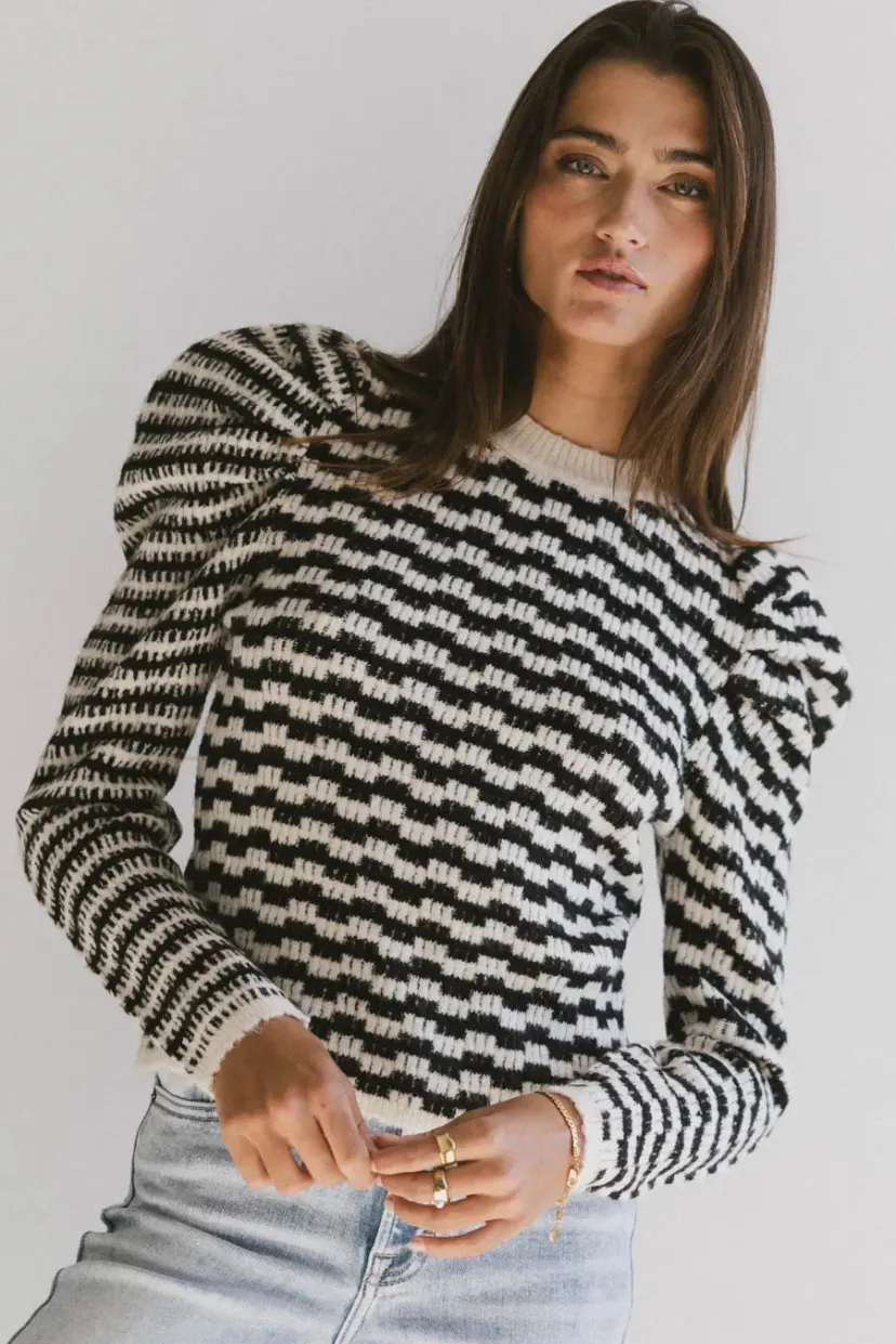 Tops | Sweaters>Bohme Dustin Knit Sweater in Black