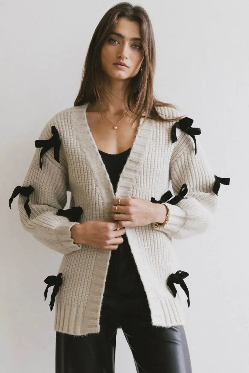 Tops>Bohme Ellery Bow Cardigan