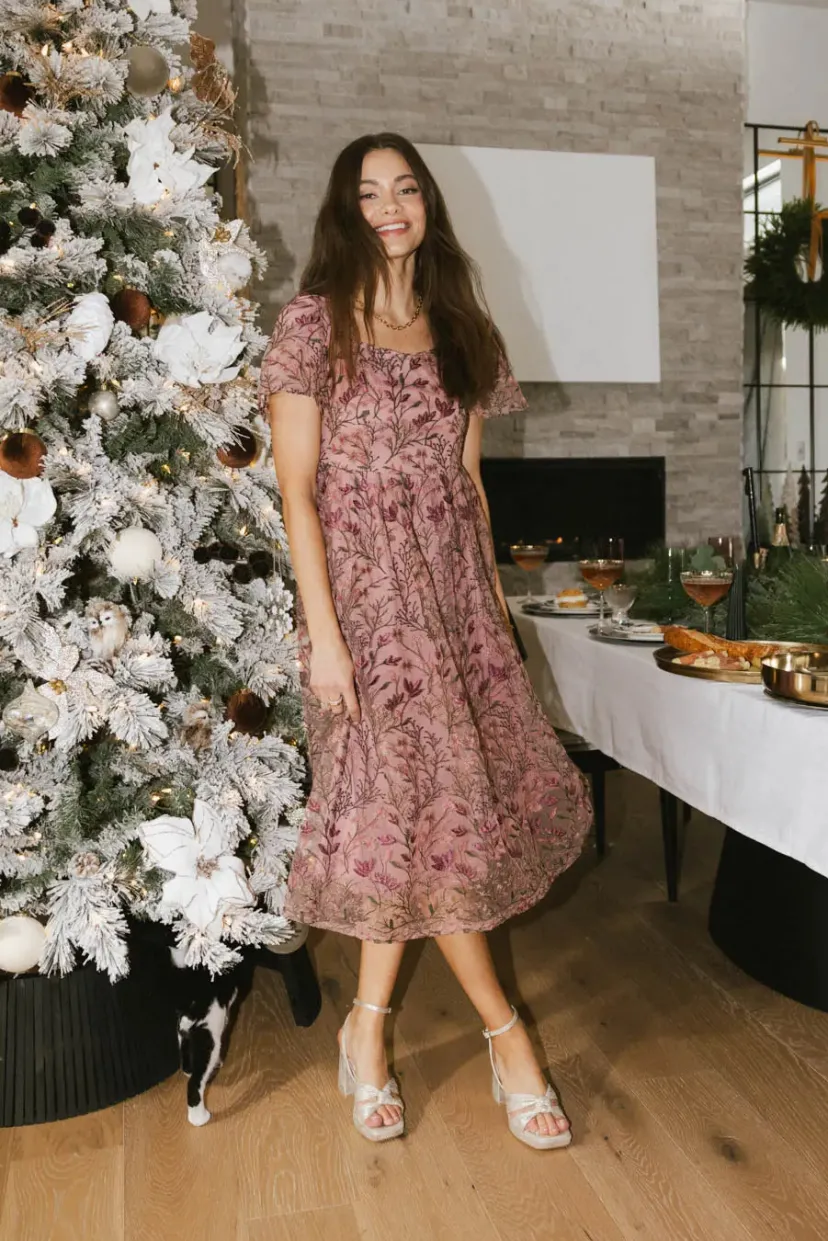 Dresses | Midi Dresses>Bohme Elowyn Floral Midi Dress