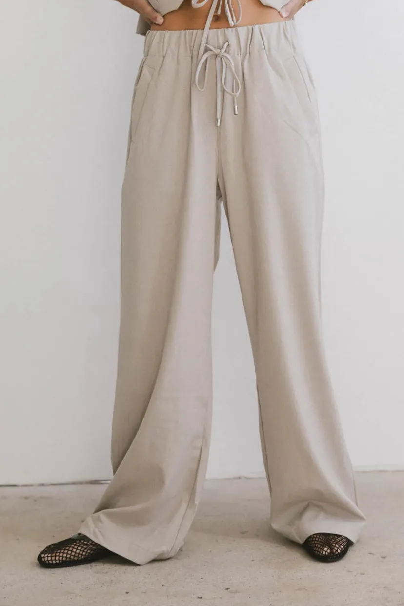 Sets | Pants>Bohme Eslyn Baggy Pants in Taupe