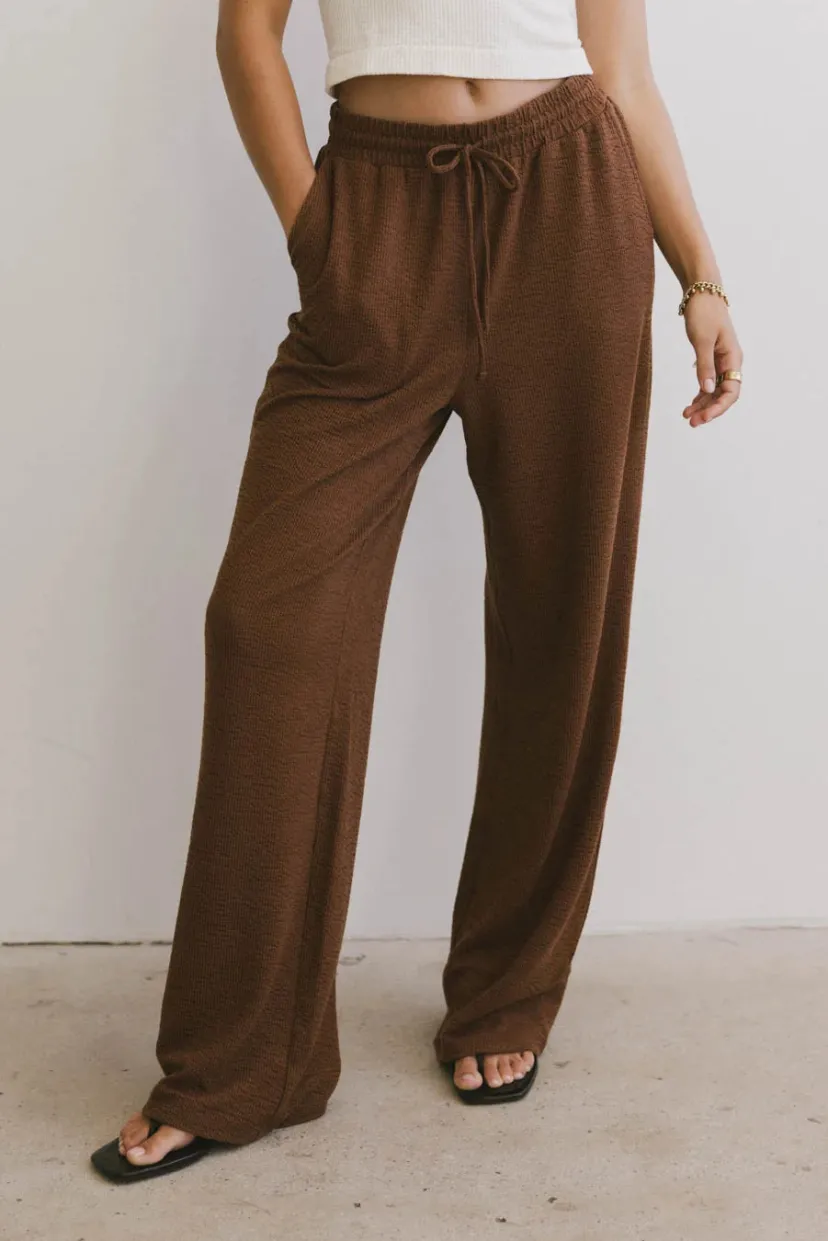 Pants>Bohme Etta Wide Leg Pants in Terracotta