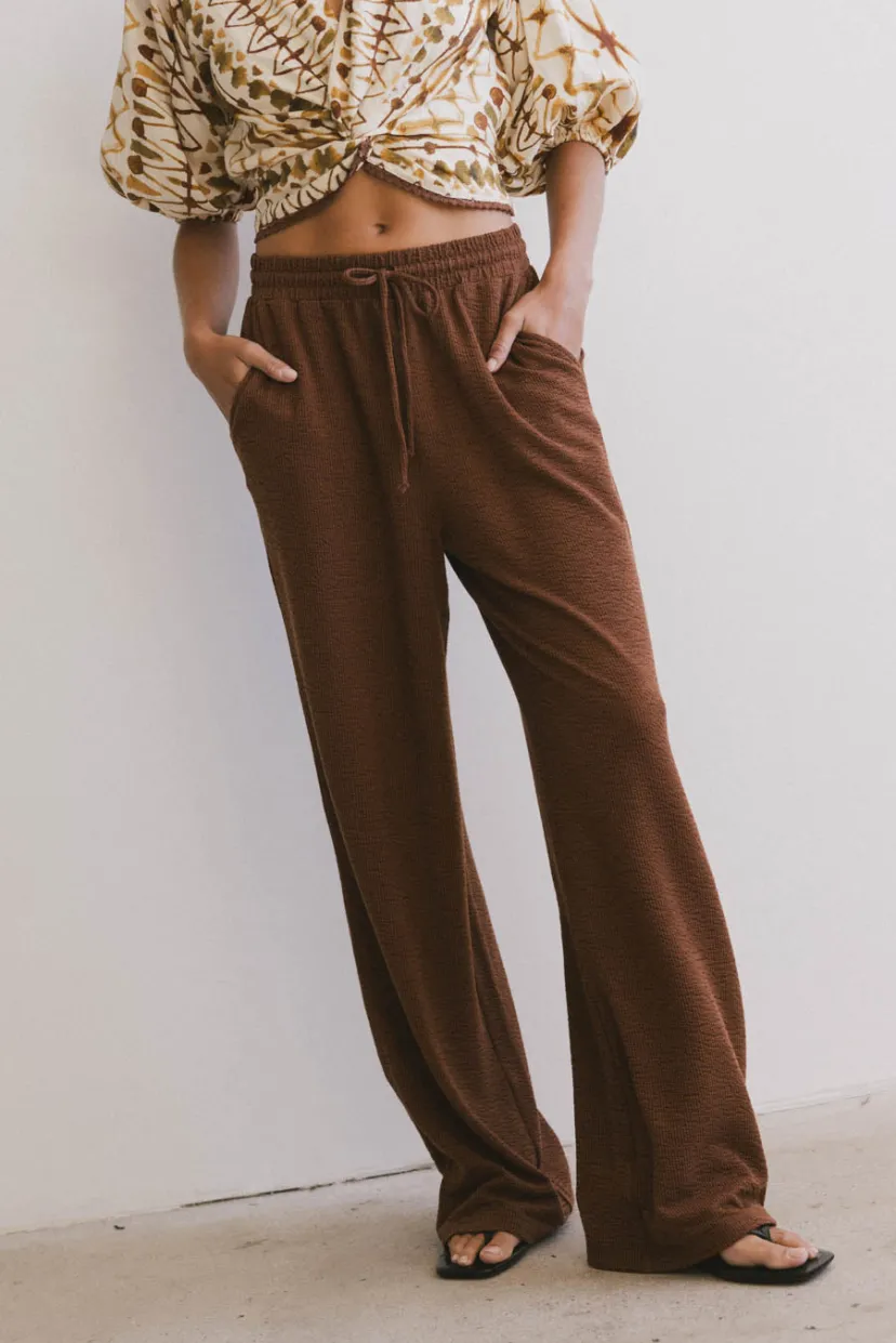 Pants>Bohme Etta Wide Leg Pants in Terracotta