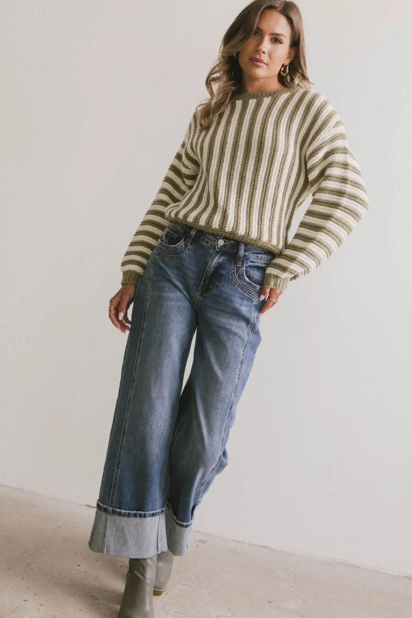 Denim | All Bottoms>Bohme Fenna Cuffed Wide Leg Jeans