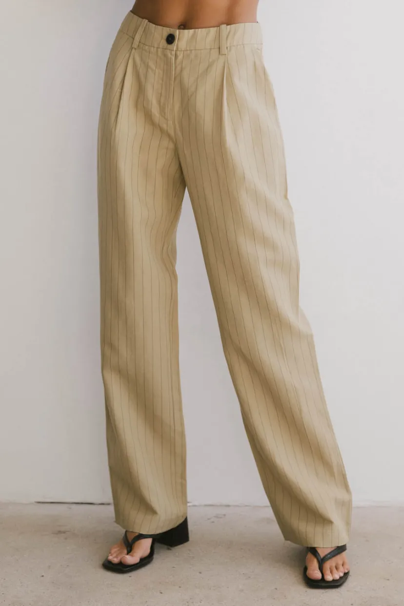 Pants | All Bottoms>Bohme Frank and Oak Annie Linen Pants Cream