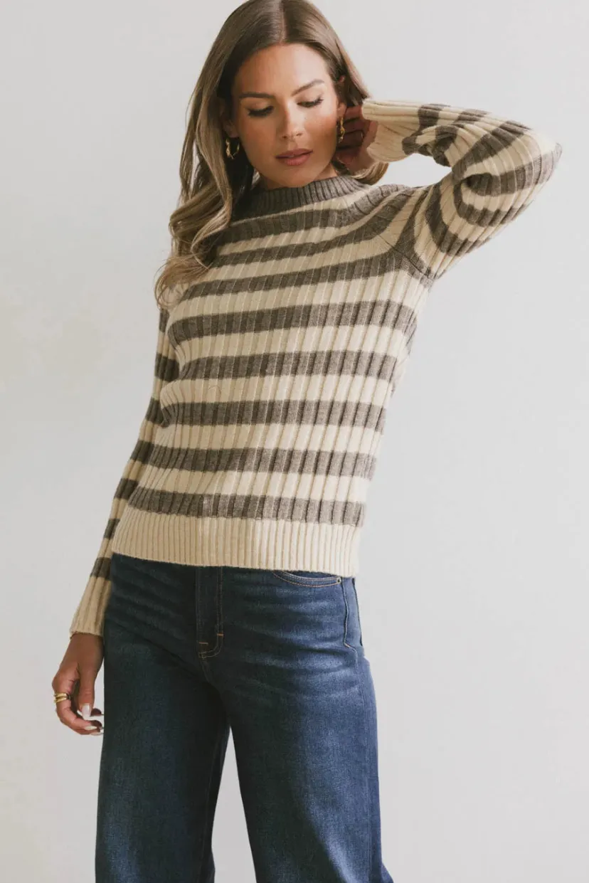 Tops | Sweaters>Bohme Galon Ribbed Sweater