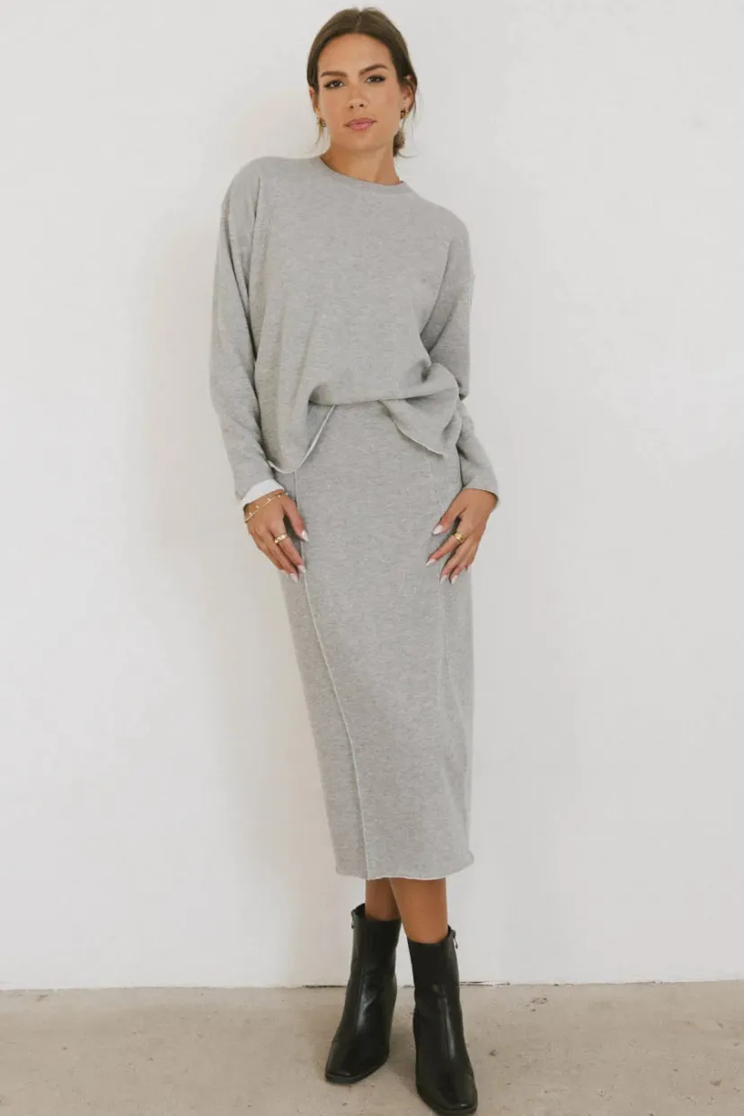 Sets | Skirts>Bohme Harden Midi Skirt in Grey