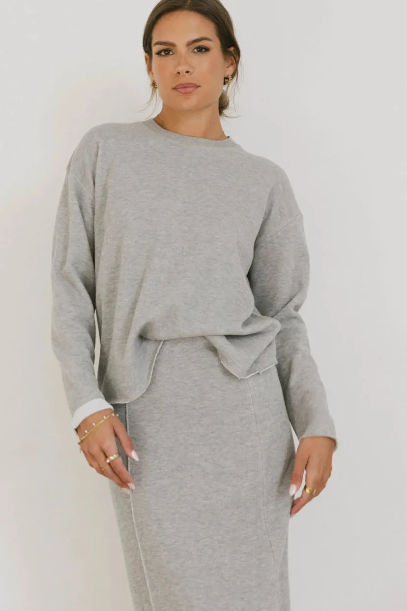 Tops | Sets>Bohme Harden Sweater Top in Grey