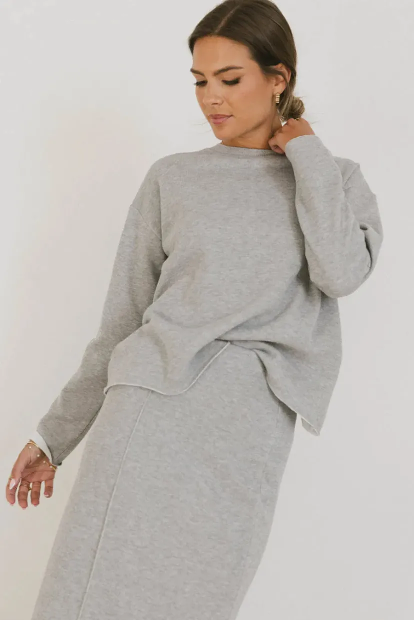 Tops | Sets>Bohme Harden Sweater Top in Grey