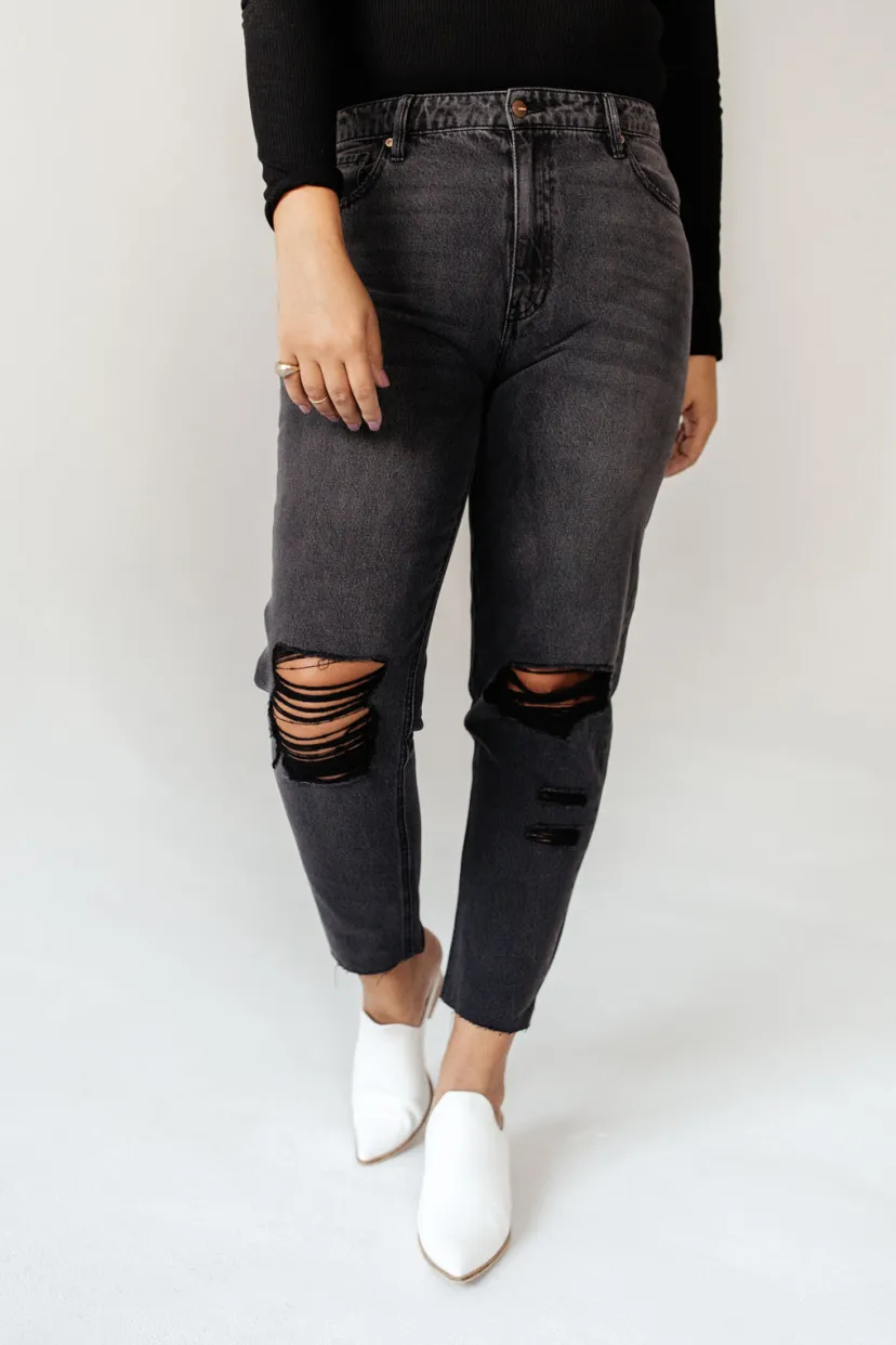 Denim | All Bottoms>Bohme Harold Distressed Mom Jeans - FINAL SALE