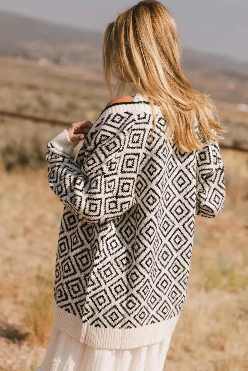 Tops | Sweaters>Bohme Jennifer Geometric Cardigan