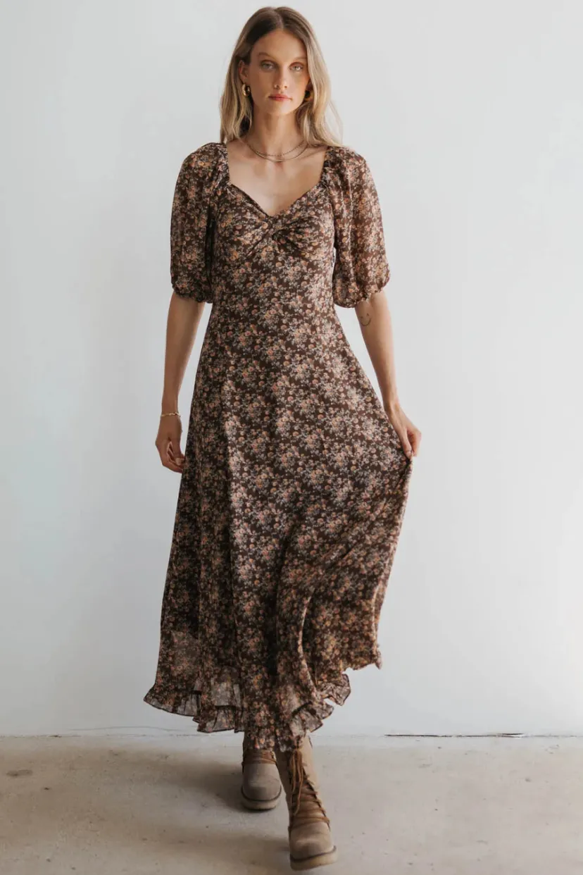 Dresses | Maxi Dresses>Bohme Jordana Floral Maxi Dress