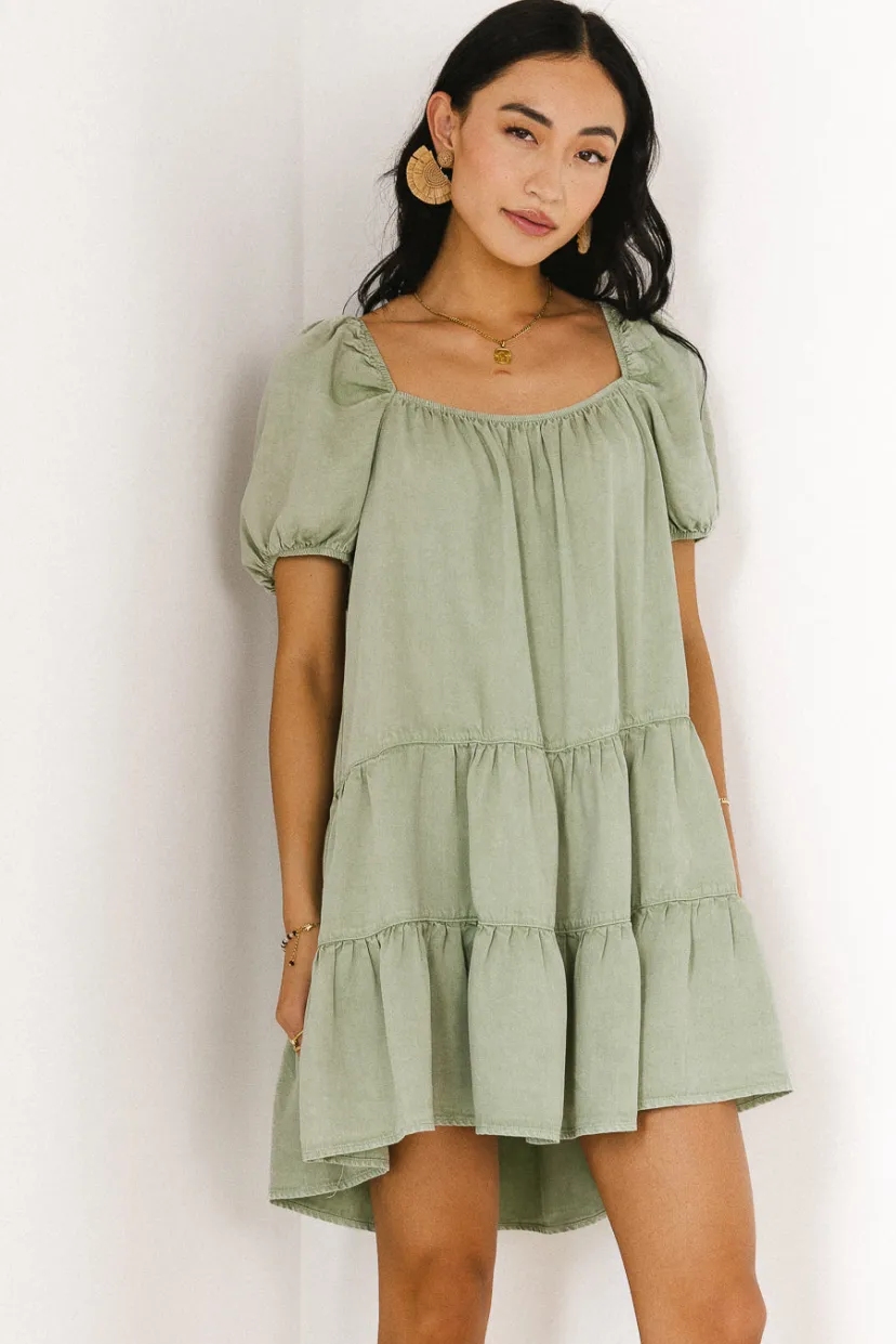 Dresses | Mini Dresses>Bohme Jordy Tiered Mini Dress - FINAL SALE