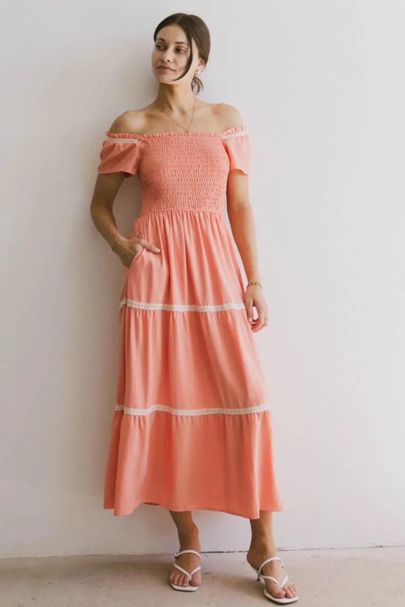 Dresses | Maxi Dresses>Bohme Joy Lace Trim Maxi Dress - FINAL SALE