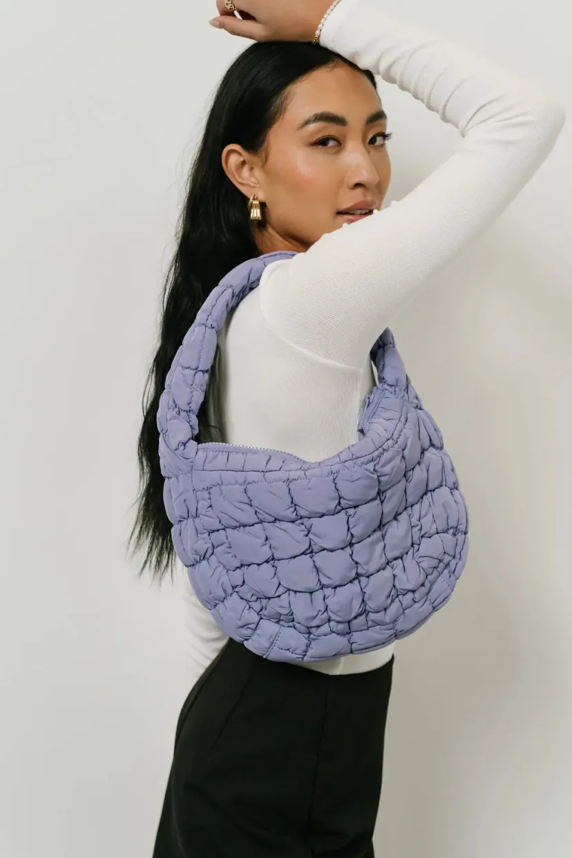 Bags>Bohme Julia Quilted Bag in Lavender