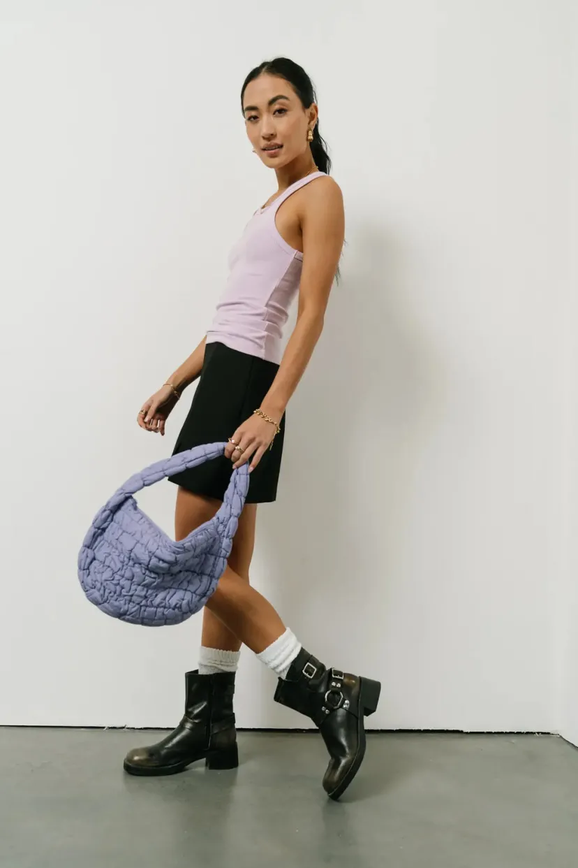 Bags>Bohme Julia Quilted Bag in Lavender