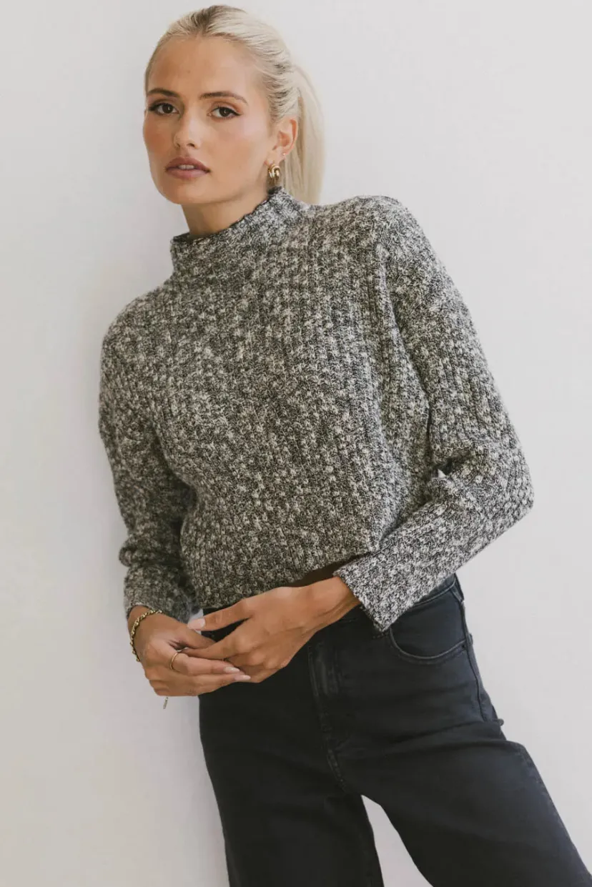 Tops | Sweaters>Bohme Kacee Knitted Sweater in Black