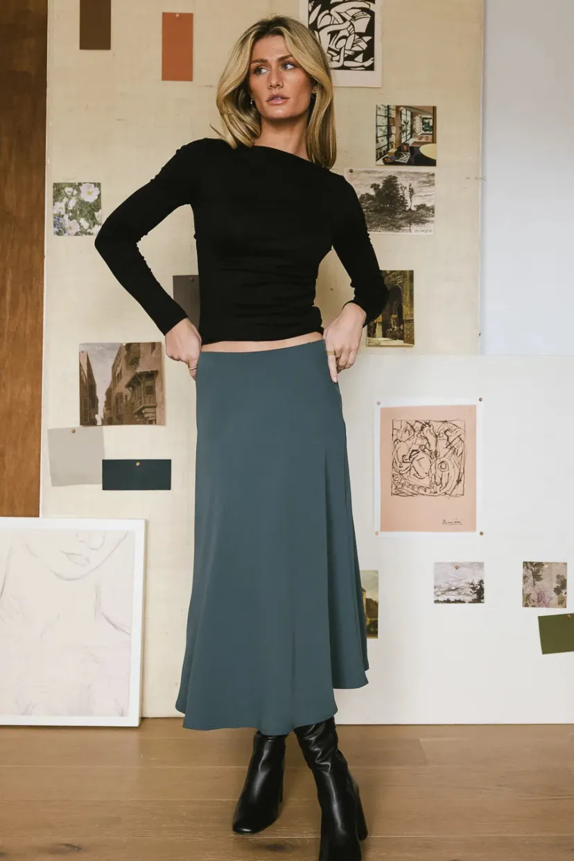 Skirts | All Bottoms>Bohme Kamila Skirt in Teal