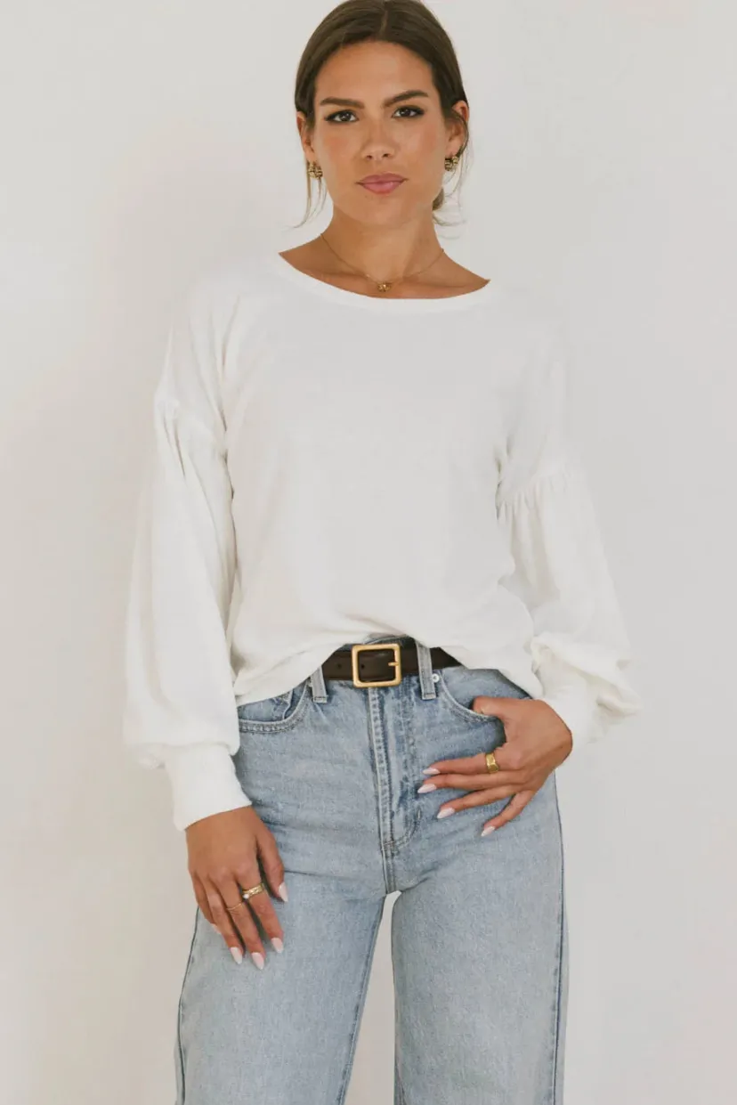 Tops>Bohme Kaori Top in White