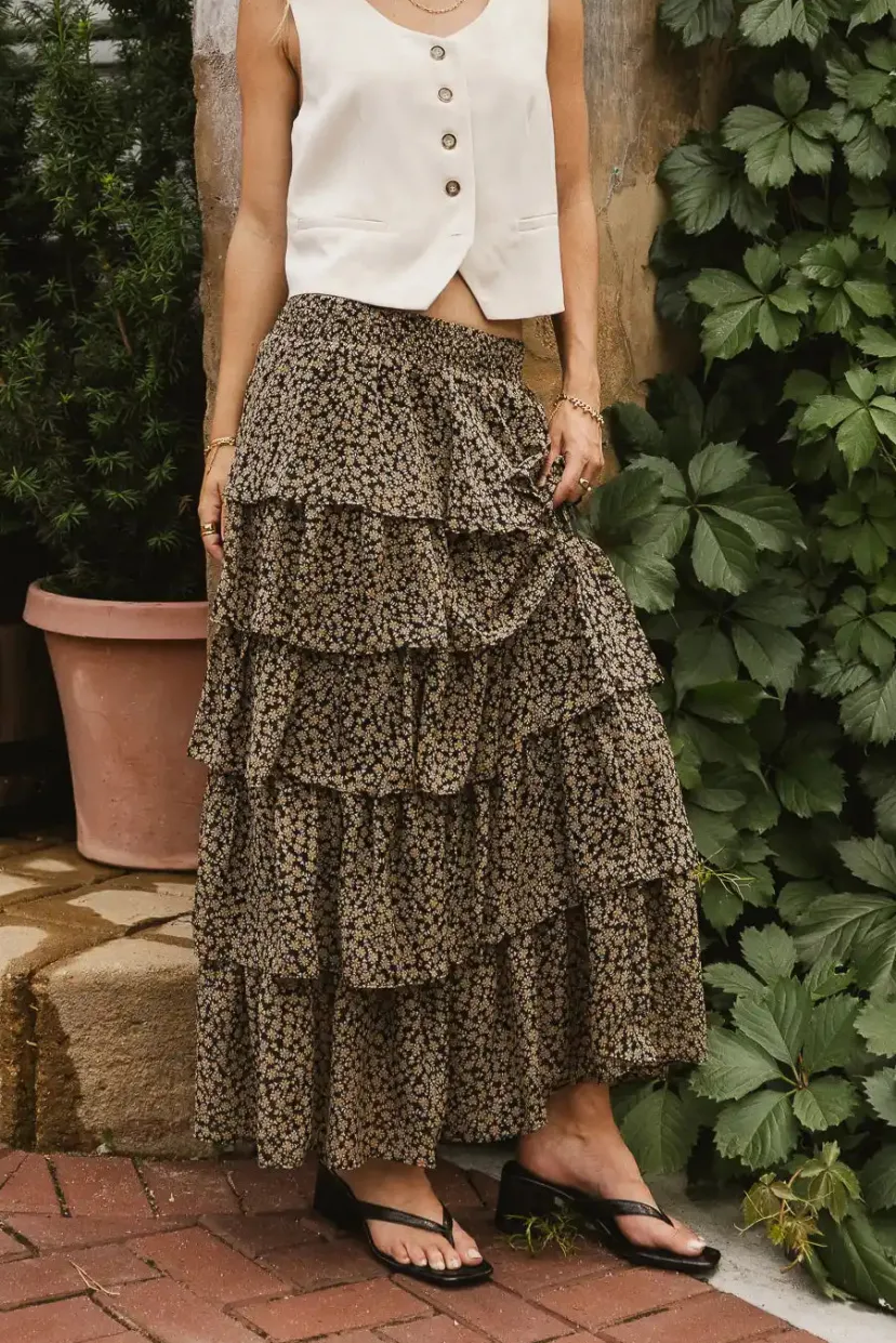 Skirts | All Bottoms>Bohme Kat Ditsy Floral Skirt