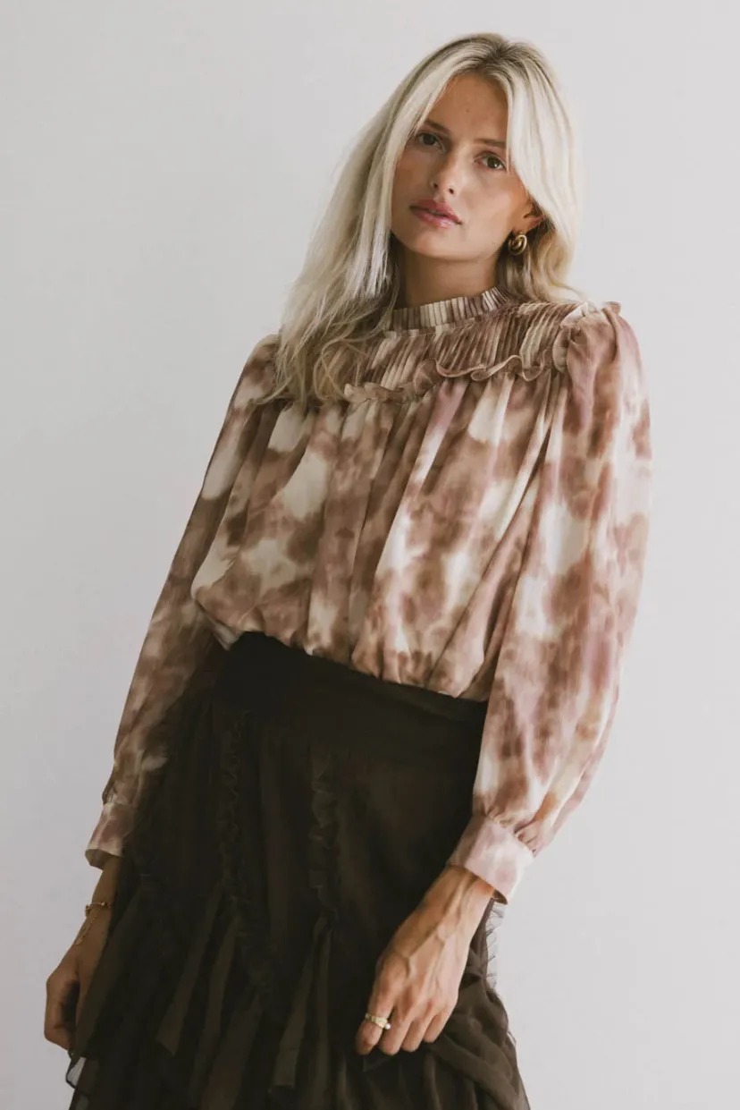 Tops | Blouses>Bohme Kennedy Pleated Blouse