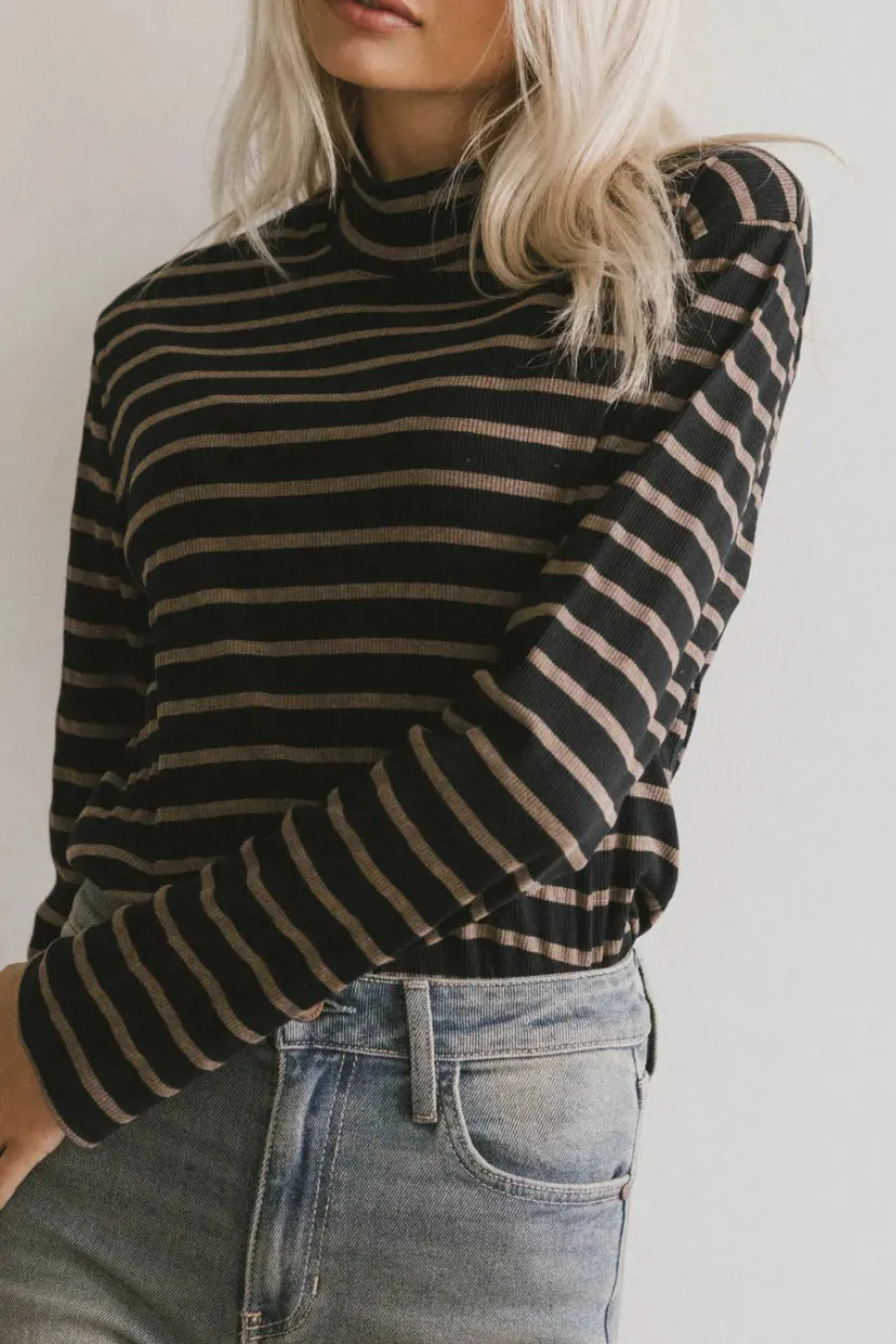 Tops>Bohme Kess Knit Top in Black