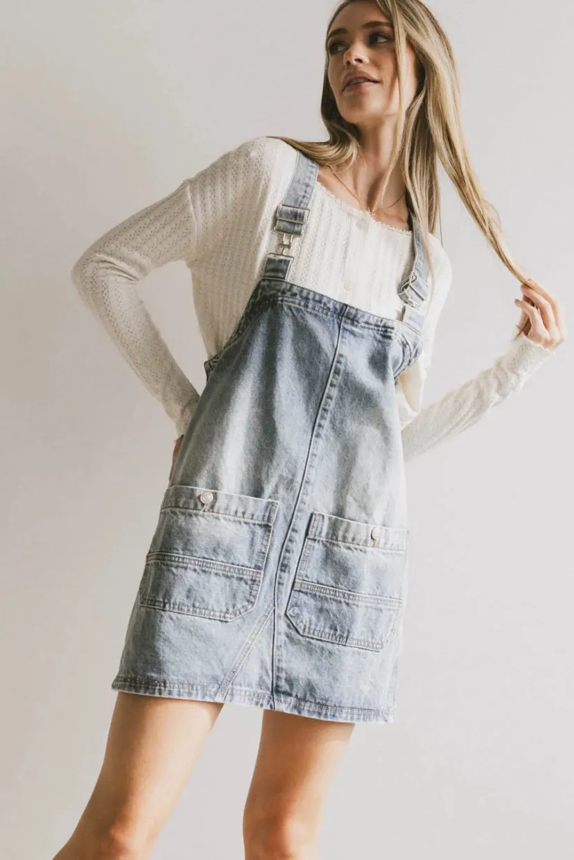 Dresses | Mini Dresses>Bohme Koa Denim Mini Dress