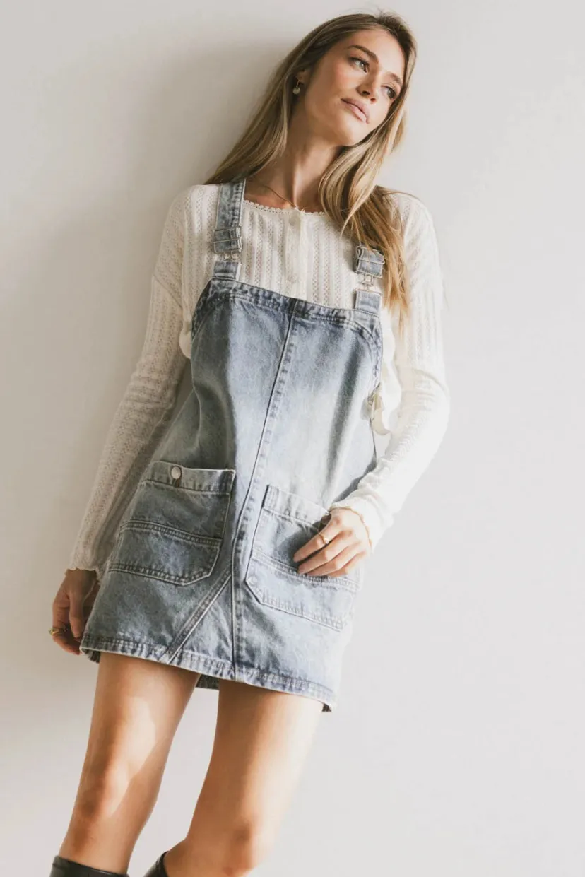 Dresses | Mini Dresses>Bohme Koa Denim Mini Dress